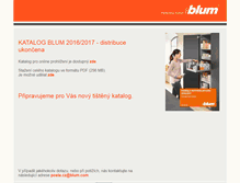 Tablet Screenshot of katalog-blum.cz